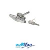 CAMEC 008246 GARAGE DOOR LOCK METAL FRONT FIXING CARAVAN T HANDLE RV -Hardware Accessories Store 008246 CAMECGARAGEDOORLOCKMETAL