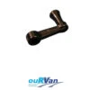 CAMEC 008567 HATCH WOW WINDOW HANDLE BLACK PVC LARGE HOLE CARAVAN MILLARD YORK -Hardware Accessories Store 008567 CAMECHATCHWOWWINDOWHANDLEBLACKPVC