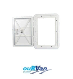 ACCESS HATCH 270X370 & LOCK-WHITE 205MM X 305MM - 016595 -Hardware Accessories Store 016595 ACCESSHATCH270X370 03