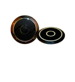 CAMEC 041847 RV MEDIA 180 WATT 6 INCH BLACK / CHROME 2-WAY RV SPEAKERS CARAVAN