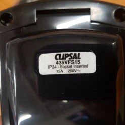CLIPSAL 240V 15AMP IP34 BLACK POWER INLET CARAVAN 500-03021 435VFS15 -Hardware Accessories Store 112562252073 2