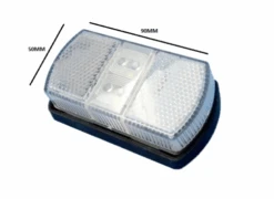 WHITEVISION FM8CLED LED FRONT CLEARANCE LIGHT 9-33V CLIP MOUNT (BLACK BACKING) -Hardware Accessories Store 12 0f57cfa2 acbb 4d7e b349 78d92341d5ea