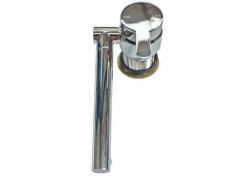 DOMETIC LOW PROFILE SINK MIXER TAP HOT COLD CHROME BRASS NM728 FOLDING TAP 4 DOMETIC LOW PROFILE SINK MIXER TAP HOT COLD CHROME BRASS NM728 FOLDING TAP - Image 2