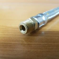 BRAIDED GAS PIGTAIL REGULATOR KIT CHANGEOVER TWIN CYL POL 1/4 INV FLARE 450MM - 51-HTFP14I450 KIT -Hardware Accessories Store 12 7726a07e 7b62 421f 81cc 79f838810a0c