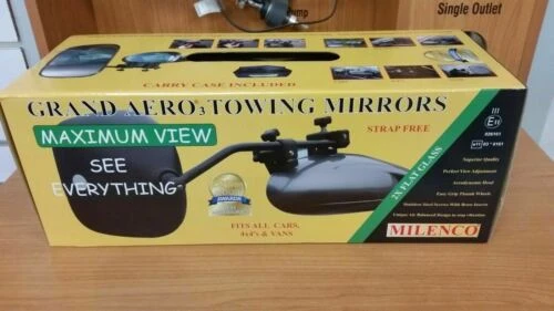 MILENCO GRAND AERO 3 EXTRA WIDE FLAT GLASS CARAVAN TOWING MIRROR M-2073 8 MILENCO GRAND AERO 3 EXTRA WIDE FLAT GLASS CARAVAN TOWING MIRROR M-2073 - Image 6
