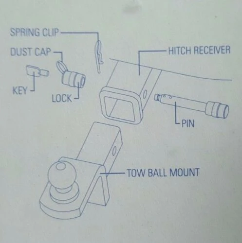 ARK PL80B HITCH PIN LOCK TOW BAR LOCK TRAILER SECURITY 2 KEYS 7 ARK PL80B HITCH PIN LOCK TOW BAR LOCK TRAILER SECURITY 2 KEYS - Image 6