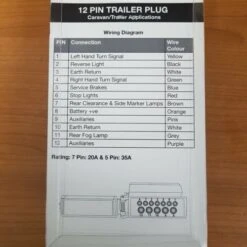 12 PIN TRAILER PLUG FLAT SUIT 4X4 4WD CARAVAN JAYCO NEW AGE CAMPER -Hardware Accessories Store 12 c2fcf14e 896f 4344 95fa 0b5c9e901903