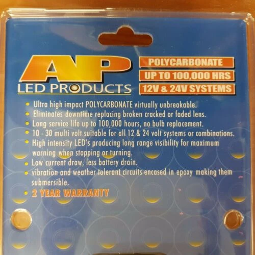 AP10404 LED COMBINATION STOP TAIL TURN TRAILER CARAVAN TRUCK LIGHT 10-30V 4 AP10404 LED COMBINATION STOP TAIL TURN TRAILER CARAVAN TRUCK LIGHT 10-30V - Image 2
