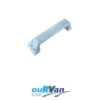 WHITE CARAVAN GRAB HANDLE 007988 UV STABILIZED -Hardware Accessories Store 175mmwhiteplasticcaravangrabhandlejaycoevernewwindsorregentregalcamec007988