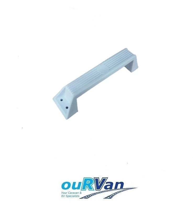 WHITE CARAVAN GRAB HANDLE 007988 UV STABILIZED 3 WHITE CARAVAN GRAB HANDLE 007988 UV STABILIZED