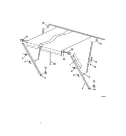 CAREFREE WHITE HARDWARE REMOTE LOCK. 901046W -Hardware Accessories Store 200 34040 CarefreeHardwareRemoteLock White 02