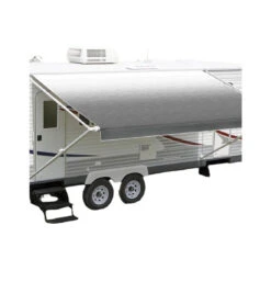 CAREFREE 10FT SILVER SHALE FADE ROLL OUT AWNING (NO ARMS). FF106D00HM 200-36700