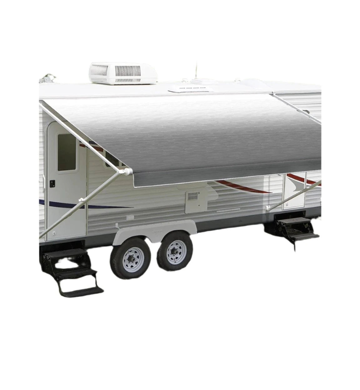 CAREFREE 17FT SILVER SHALE FADE ROLL OUT AWNING (NO ARMS). FF176D00 200-36770 3 CAREFREE 17FT SILVER SHALE FADE ROLL OUT AWNING (NO ARMS). FF176D00 200-36770