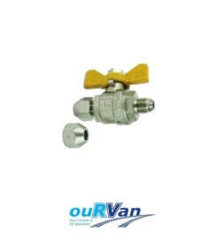 5/16" DOUBLE FLARE BALL ISOLATION VALVE