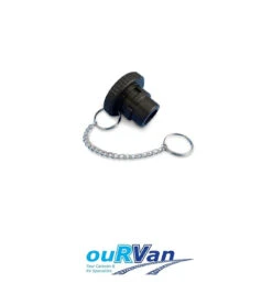 CARAVAN GAS BBQ BAYONET DUST COVER PLUG WITH CHAIN