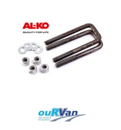 ALKO 598040 U BOLT KIT SUIT 40mm Square Axle CARAVAN TRAILER CAMPER AL-KO