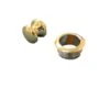 COAST 16MM PUSH BUTTON & ROSETTE PYRITE GOLD 600-00516 CARAVAN CUPBOARD RV -Hardware Accessories Store 600 00516 COAST16MMPUSHBUTTON ROSETTEPYRITEGOLD