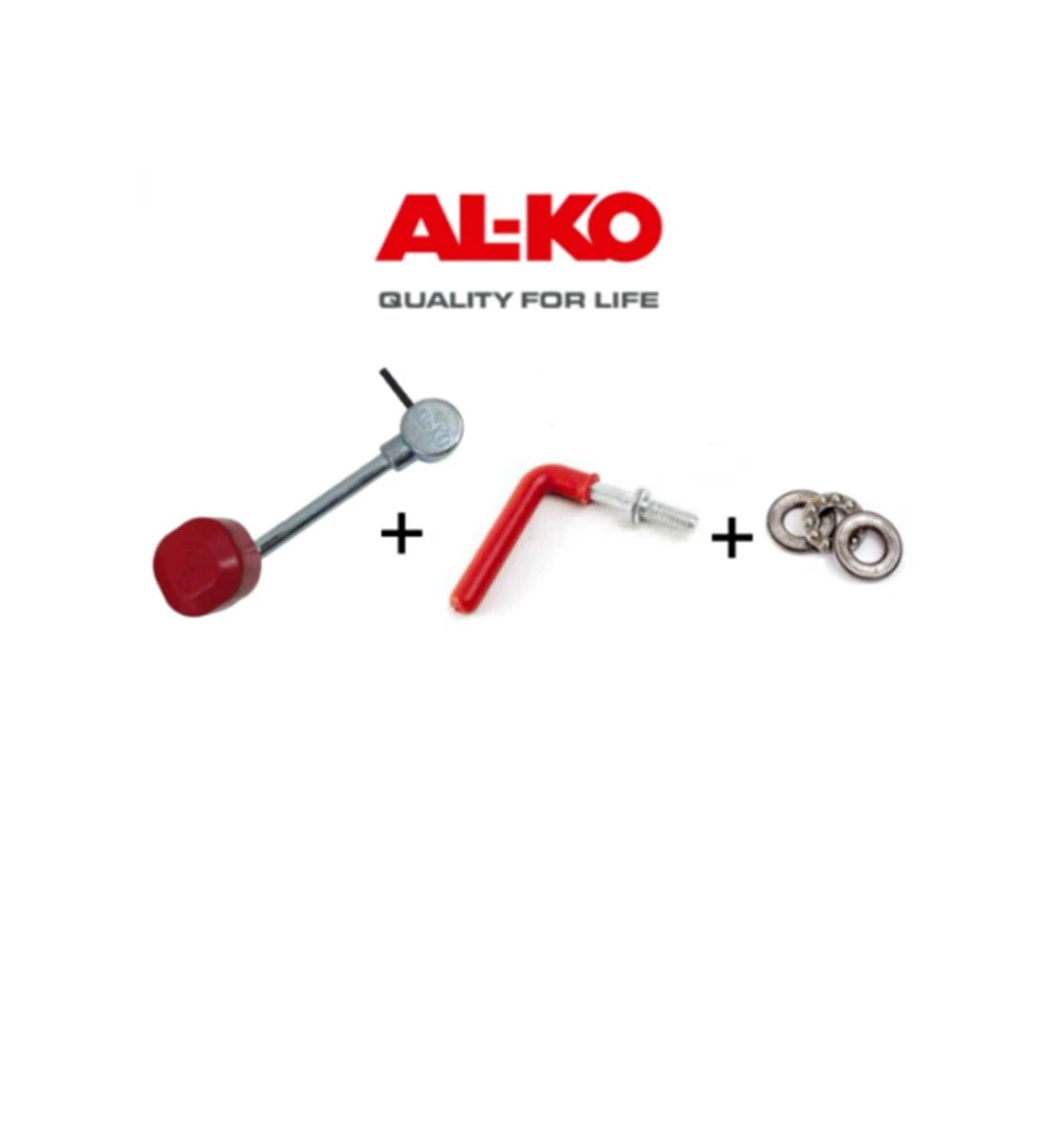 AL-KO ALKO JOCKEY WHEEL HANDLE 629626 (PIN MOUNT) & THRUST BEARING 629602 3 AL-KO ALKO JOCKEY WHEEL HANDLE 629626 (PIN MOUNT) & THRUST BEARING 629602