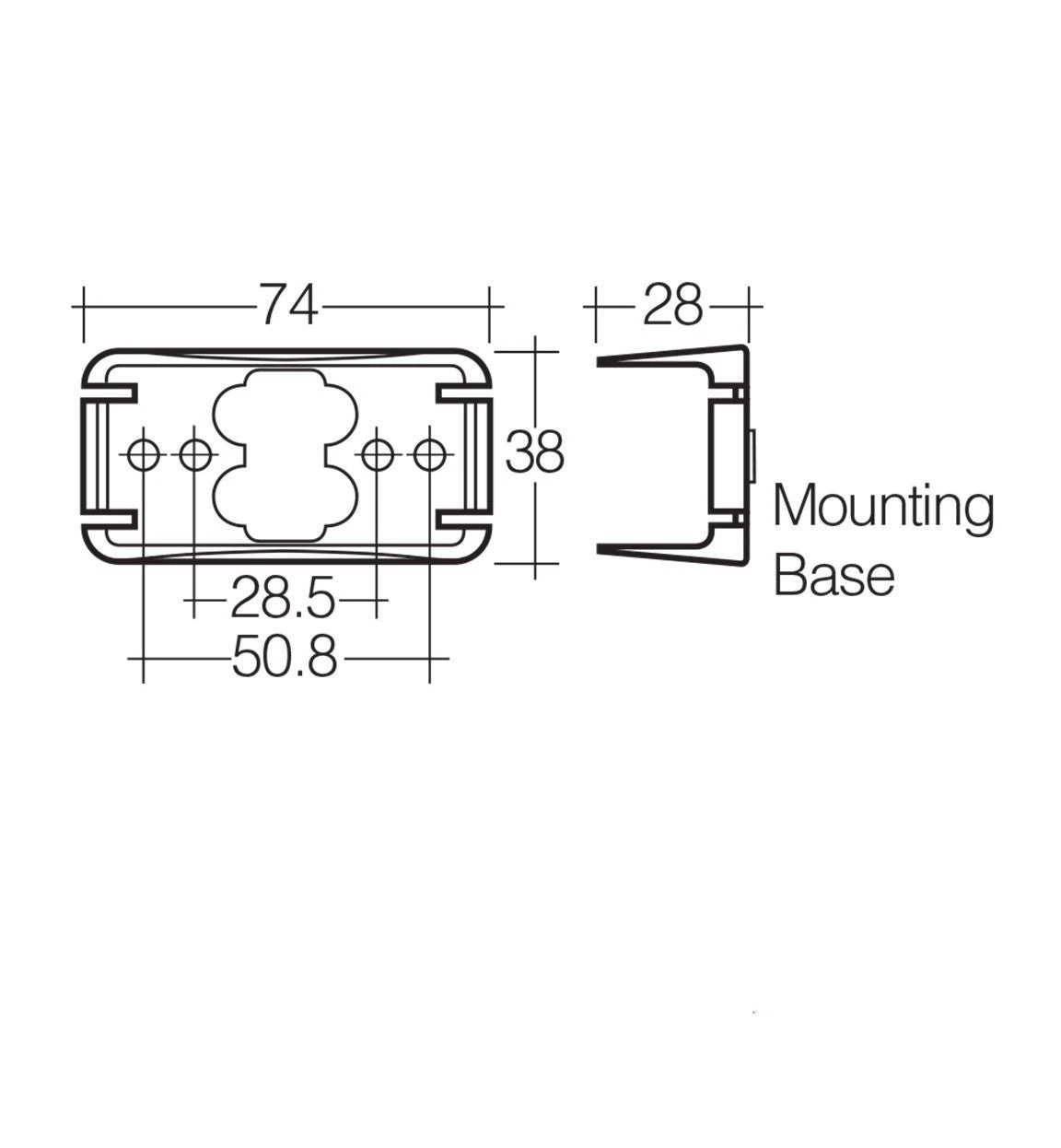 NARVA 9-33V RED/AMBER LED SIDE MARKER LIGHT WITH 0.5M CABLE 91602BL 4 NARVA 9-33V RED/AMBER LED SIDE MARKER LIGHT WITH 0.5M CABLE 91602BL - Image 2