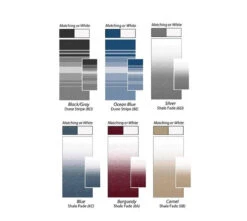 CAREFREE 12FT BLUE SHALE FADE ROLL OUT AWNING (NO ARMS). FF126C00HM 200-36420 -Hardware Accessories Store Carefreeawningcolourchart 62ece60f 1872 4ce1 bfd8 d4486144410c