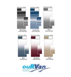 CAREFREE 13FT SILVER SHALE FADE ROLL OUT AWNING (NO ARMS). FF136D00HM 200-36730 -Hardware Accessories Store Carefreeawningcolourchart 80299bbe f022 4c0c 9a92 119415148d0a
