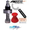 TOW PIN - DO35 KIT - STD 7/8" - 22MM SHANK CR18D-DO35-TP-WF-7/8 -Hardware Accessories Store DO35TOWPIN22 do35pin