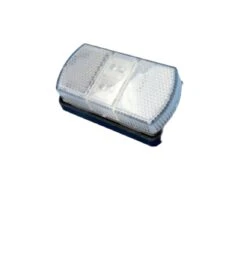 WHITEVISION FM8CLED LED FRONT CLEARANCE LIGHT 9-33V CLIP MOUNT (BLACK BACKING)