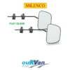 MILENCO GRAND AERO 3 EXTRA WIDE FLAT GLASS CARAVAN TOWING MIRROR M-2073 -Hardware Accessories Store MilencotowingmirrorsM 2073M2073M 2073AM2073Aflatmirrorglassgrandaero