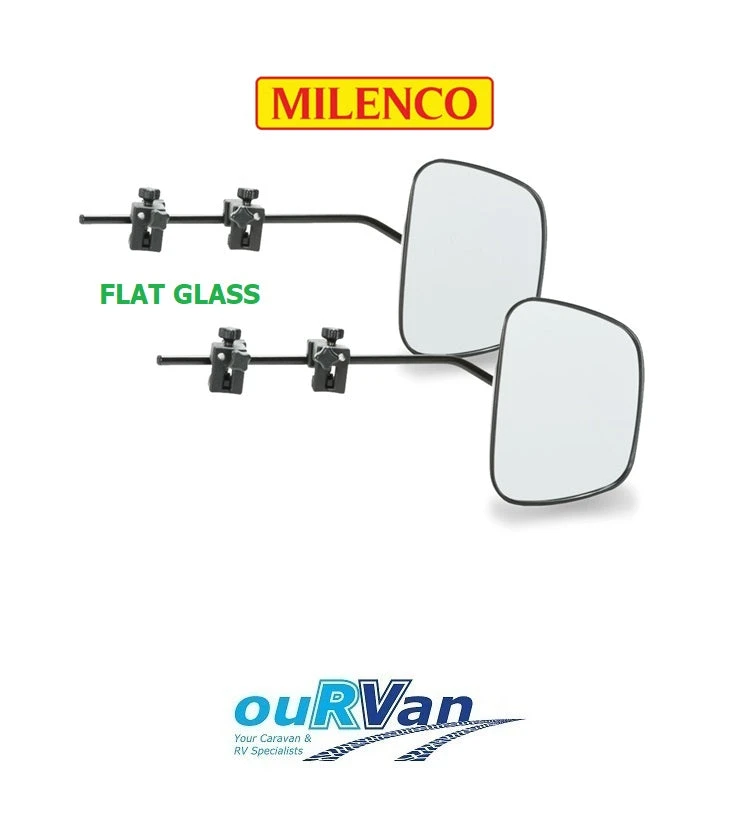 MILENCO GRAND AERO 3 EXTRA WIDE FLAT GLASS CARAVAN TOWING MIRROR M-2073 3 MILENCO GRAND AERO 3 EXTRA WIDE FLAT GLASS CARAVAN TOWING MIRROR M-2073