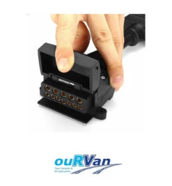 12 PIN SOCKET FEMALE TO 7 PIN FLAT PLUG MALE ADAPTOR RV00021 -Hardware Accessories Store RV00021 7pinmaleto12pinsocketfemale 02