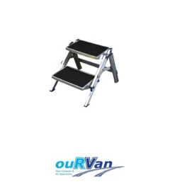 ALUMINIUM FOLDING STEP - 150KG WEIGHT RATING