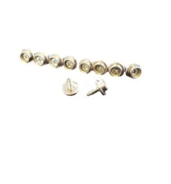 DRAFT SKIRT PRESS STUD - PACK 10 - SCREW AND BASE CARAVAN CAMPER RV TSAFS
