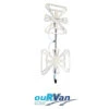 WINEGARD H/V ANTENNA RETROFIT KIT W/HEAD & MAST. CC-25HV -Hardware Accessories Store WINEGARDRETROFITKIT900 00070HVANTENNA