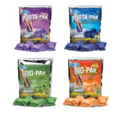 WALEX PORTA-PAK & BIO-PAK TOILET CHEMICAL MULTI PACK 042688 039899 043395 040873