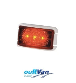 COAST LED REAR POSITION LAMP RED-WHITE BRACKET. 22336WCRK-W