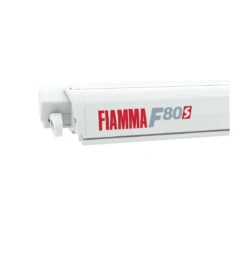 Fiamma F80s 4.25m Polar White Cassette / Royal Grey Fabric Box Awning