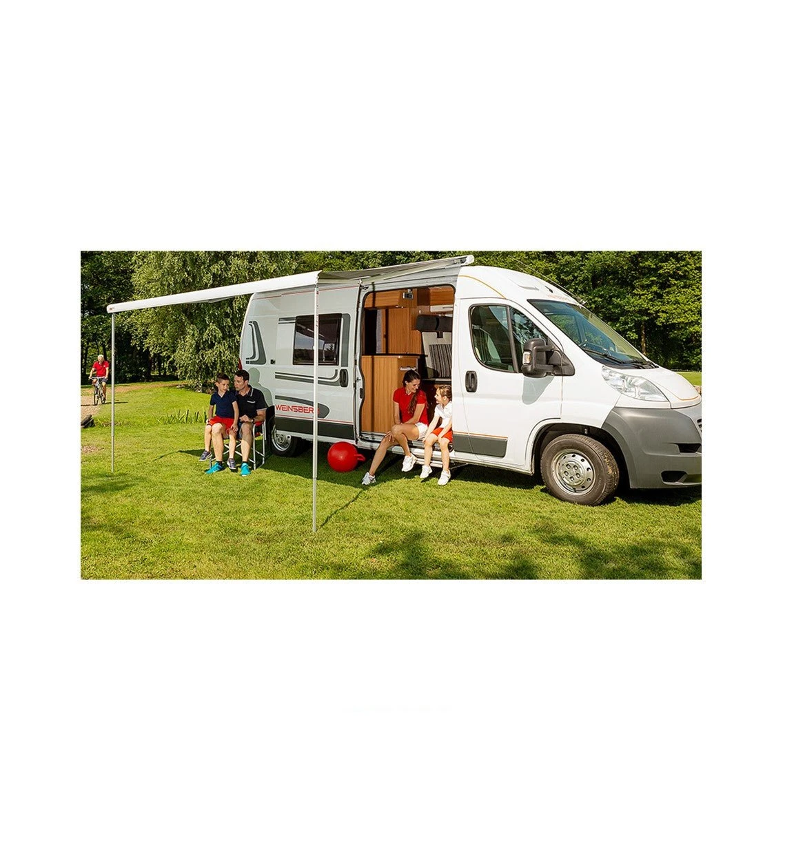Fiamma F80 S Awning Polar White 3.4m, Royal Grey 4 Fiamma F80 S Awning Polar White 3.4m, Royal Grey - Image 2